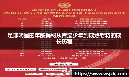 足球明星的年龄揭秘从青涩少年到成熟老将的成长历程